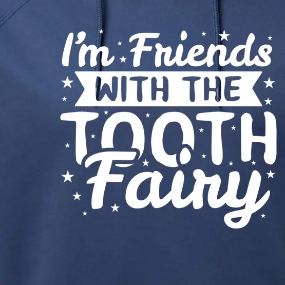 Tooth Fairy Pediatric Dentist Dental Gift Performance Fleece Hoodie