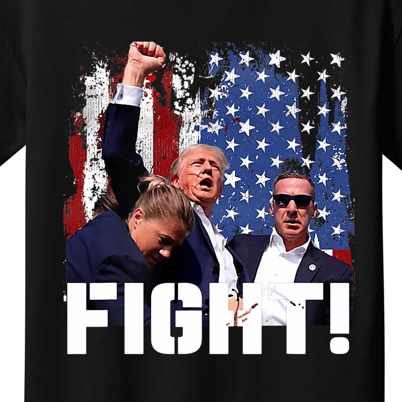 Trump Fight Pennsylvania July 13 2024 Kids T-Shirt