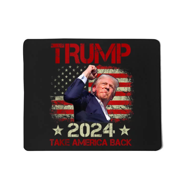 Trump Fist Pump Shot At Trump 2024 Trump Survives Rally Mousepad