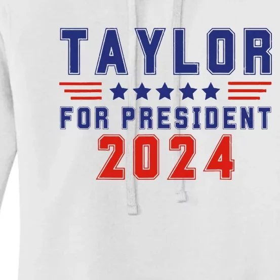 Taylor For President 2024 Women's Pullover Hoodie