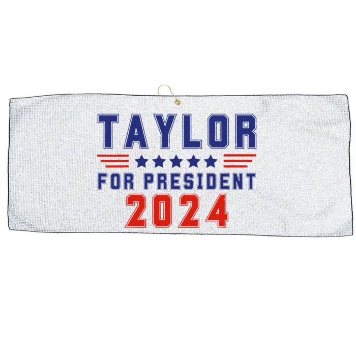 Taylor For President 2024 Large Microfiber Waffle Golf Towel