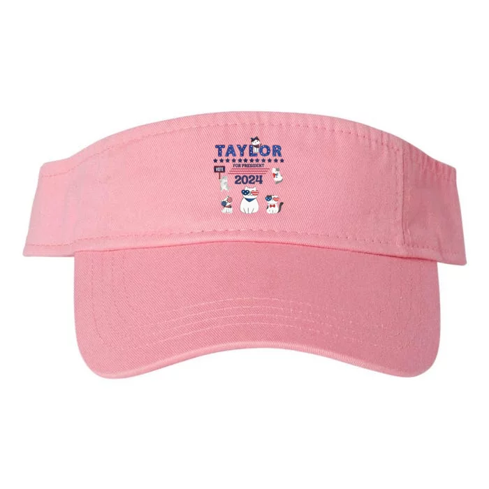 Taylor For President 2024 Valucap Bio-Washed Visor