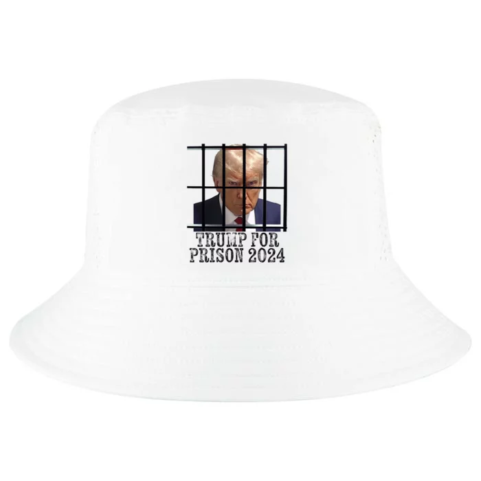 Trump For Prison 2024 Mugshot Election Parody Behind Bars Cool Comfort Performance Bucket Hat