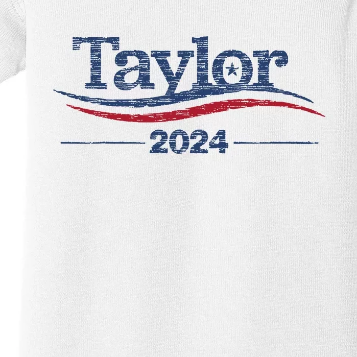 Taylor For President 2024 Baby Bodysuit