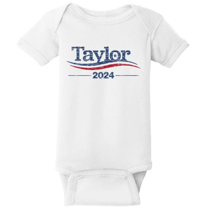 Taylor For President 2024 Baby Bodysuit