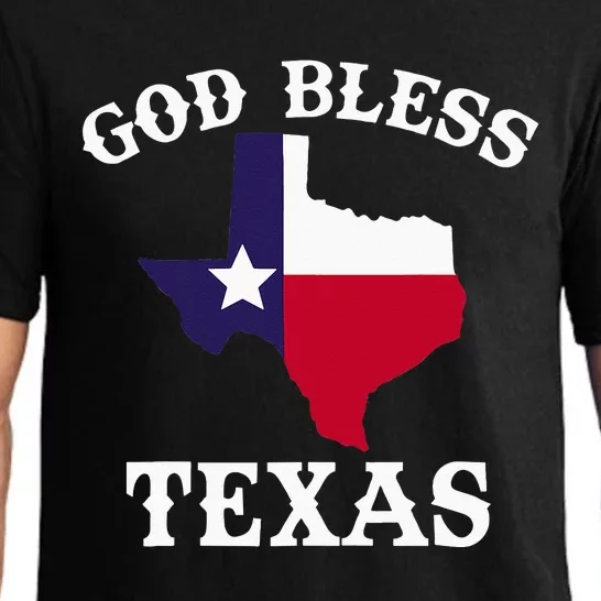 Texas Flag Patriotic Texan Pride God Bless Texas Pajama Set