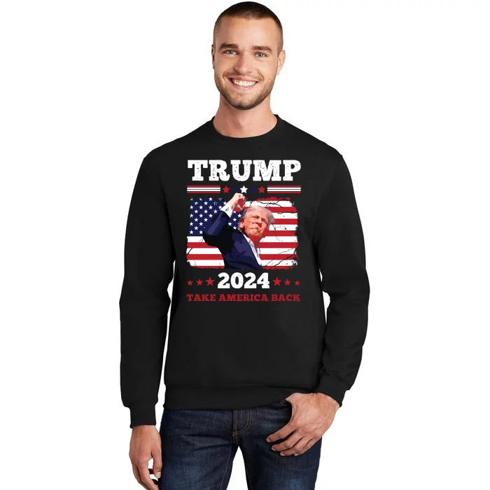 Trump Fist Pump Shot At Assassination Attempt Trump 2024 Trump For Presiden Sweatshirt