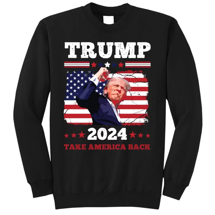 Trump Fist Pump Shot At Assassination Attempt Trump 2024 Trump For Presiden Sweatshirt