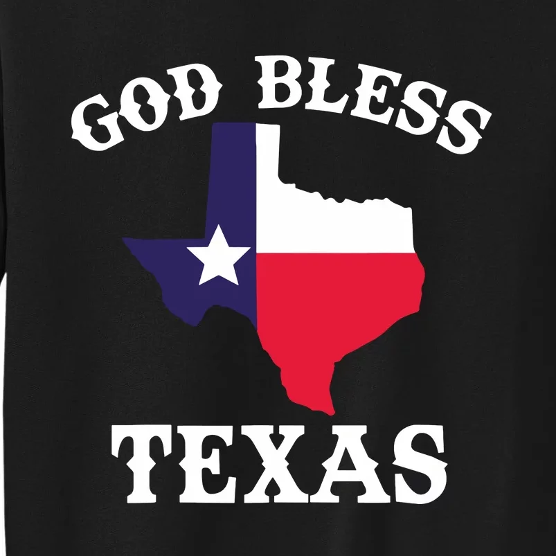 Texas Flag Patriotic Texan Pride God Bless Texas Sweatshirt