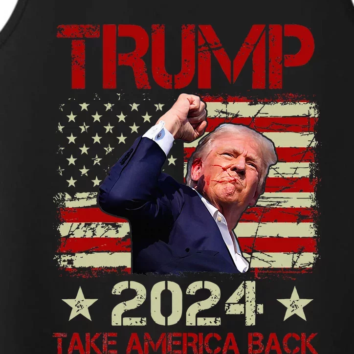 Trump Fist Pump Shot At Trump 2024 Trump Survives Rally Performance Tank