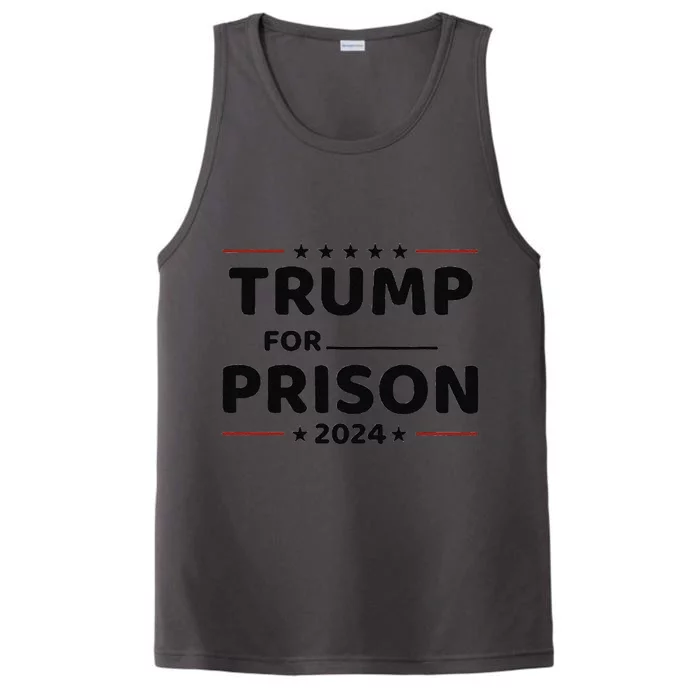 Trump For Prison 2024 Performance Tank