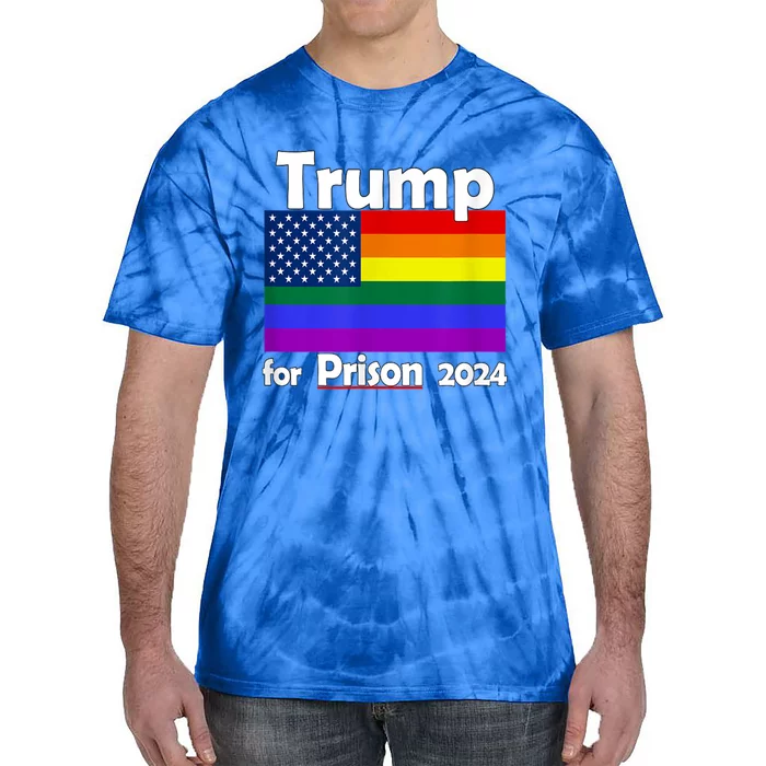 Trump For Prison 2024 Gift Tie-Dye T-Shirt