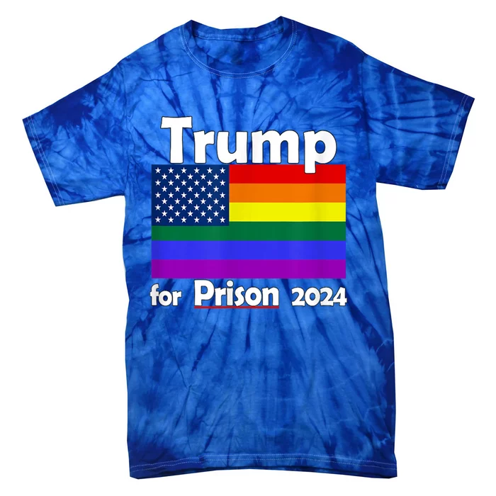 Trump For Prison 2024 Gift Tie-Dye T-Shirt