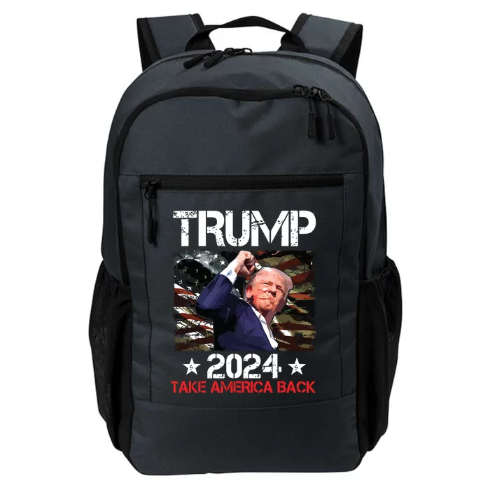 Trump Fist Pump Shot At Trump 2024 Trump Survives Rally Daily Commute Backpack