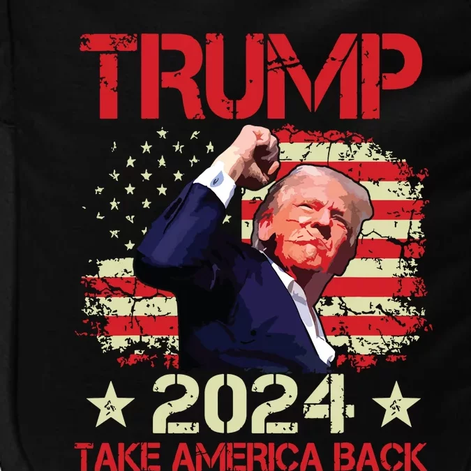 Trump Fist Pump Shot At Trump 2024 Trump Survives Rally Impact Tech Backpack