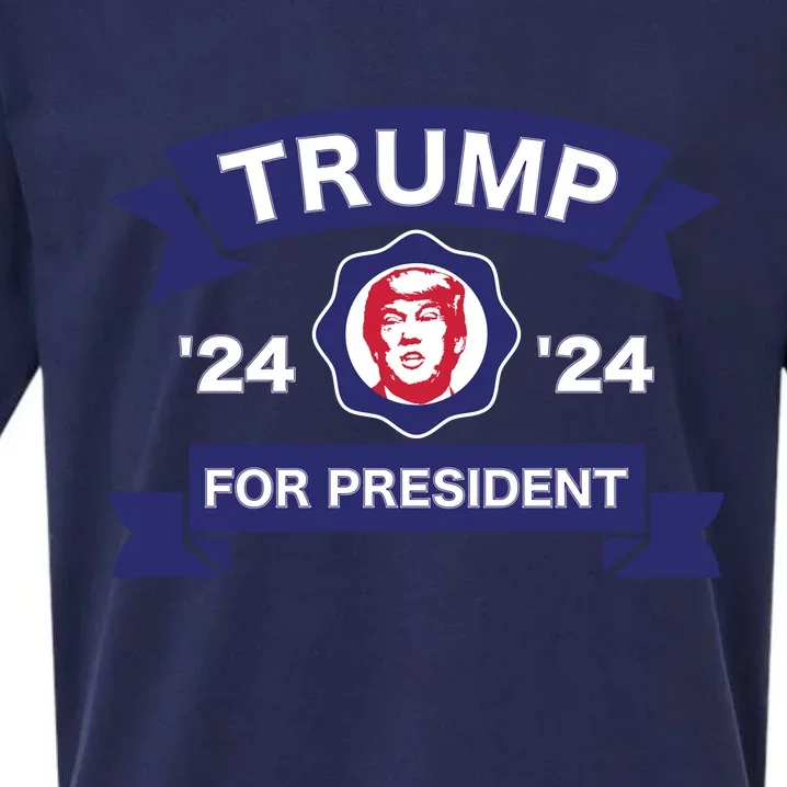 Trump For President | Trump 2024 Election Sueded Cloud Jersey T-Shirt