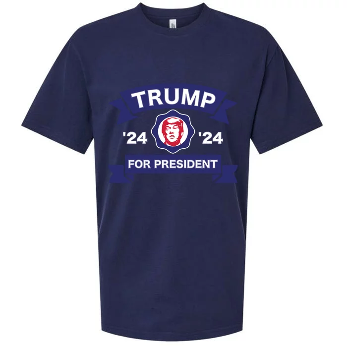 Trump For President | Trump 2024 Election Sueded Cloud Jersey T-Shirt