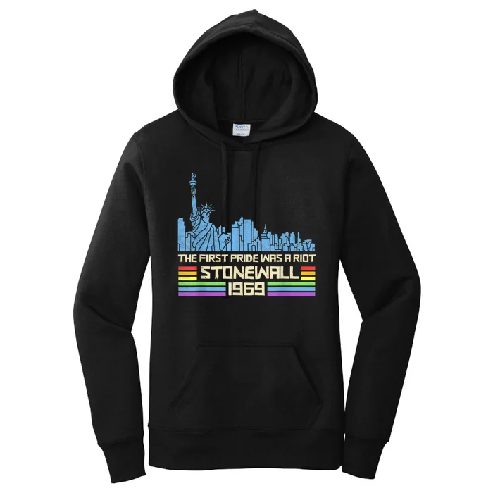 The First Pride Was A Riot Stonewall LGBT Pride Month Gifts Women's Pullover Hoodie