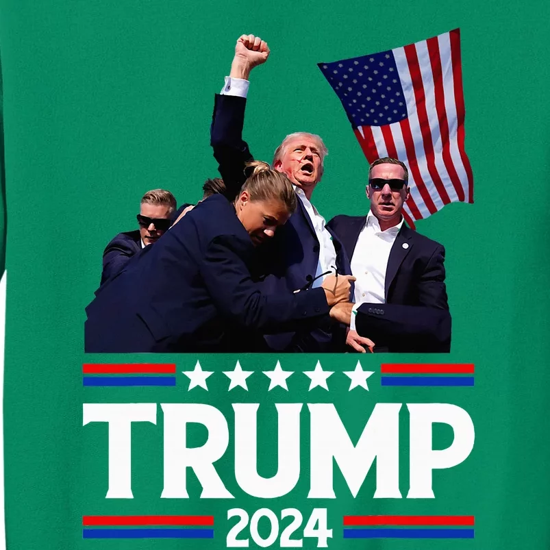 Trump Fist Pump Shot Sweatshirt