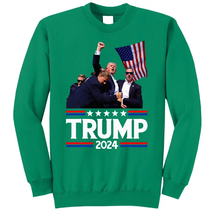 Trump Fist Pump Shot Sweatshirt