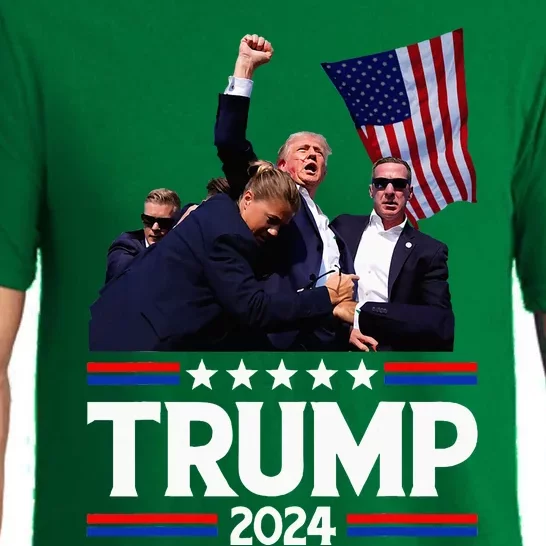 Trump Fist Pump Shot Pajama Set