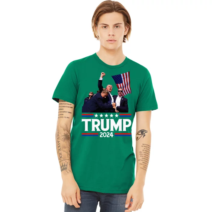 Trump Fist Pump Shot Premium T-Shirt