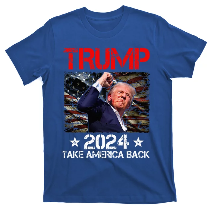 Trump Fist Pump Shot At Trump 2024 Trump Survives Rally T-Shirt