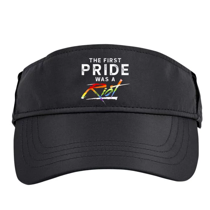 The First Pride Was A Riot LGBT Adult Drive Performance Visor