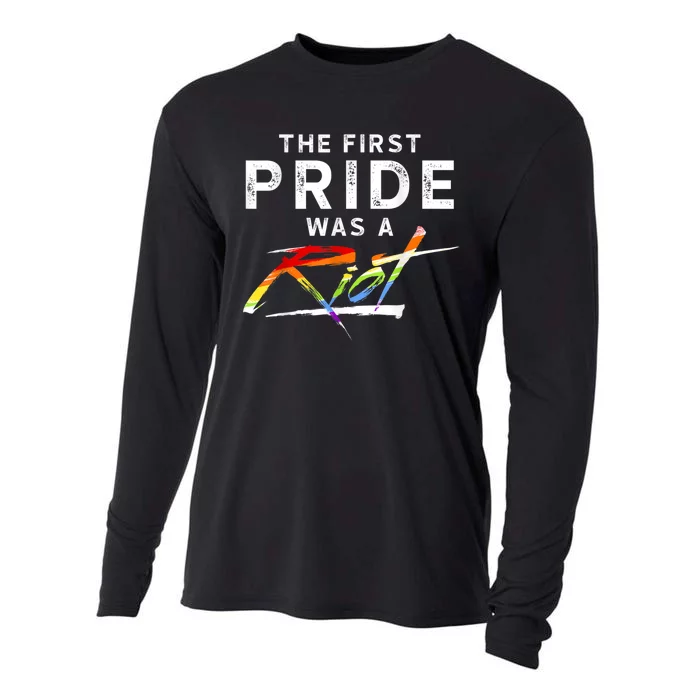 The First Pride Was A Riot LGBT Cooling Performance Long Sleeve Crew