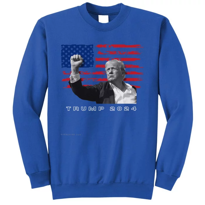 Trump For President 2024 Patriotic Triumph Maga Tall Sweatshirt