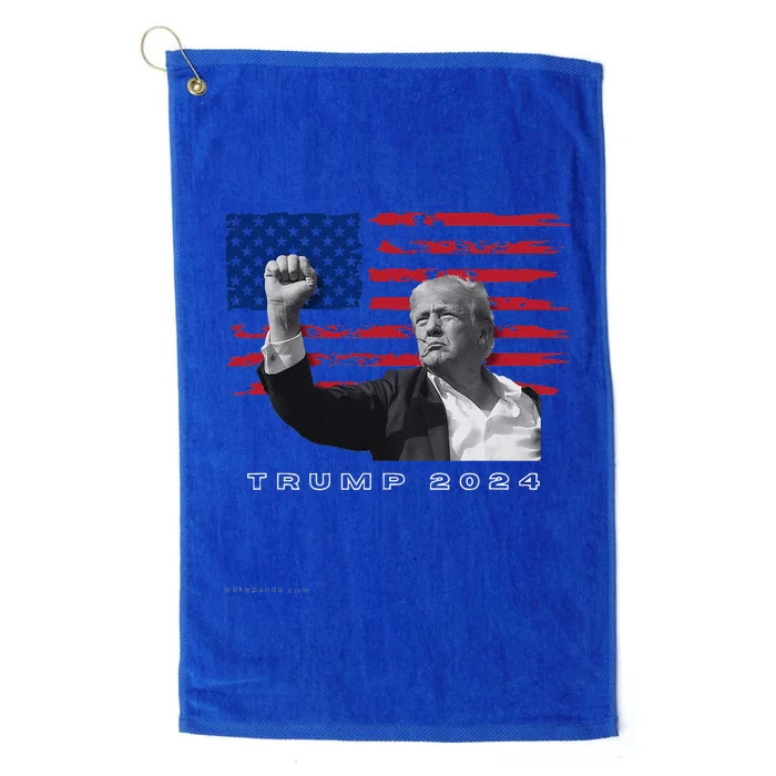 Trump For President 2024 Patriotic Triumph Maga Platinum Collection Golf Towel