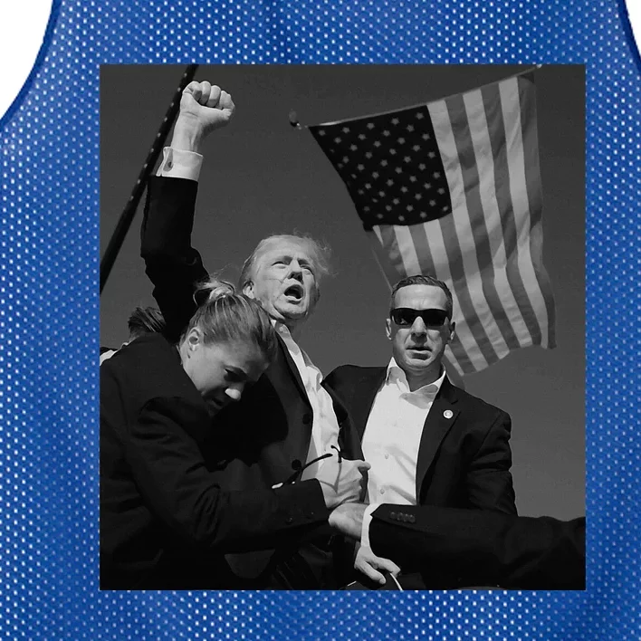 Trump Fist Pump Mesh Reversible Basketball Jersey Tank