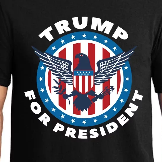 Trump For President Merch Donald Trump 2024 Apparel Pajama Set