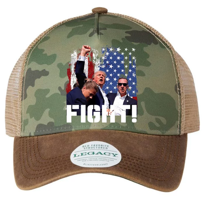 Trump Fight Pennsylvania 2024 Legacy Tie Dye Trucker Hat