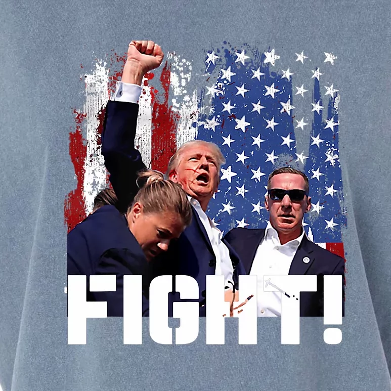 Trump Fight Pennsylvania 2024 Garment-Dyed Women's Muscle Tee