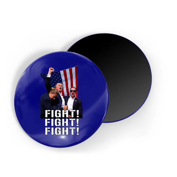 Trump Fist Pumped Fight Pray For Trump America Magnet