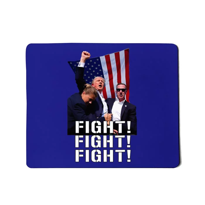 Trump Fist Pumped Fight Pray For Trump America Mousepad