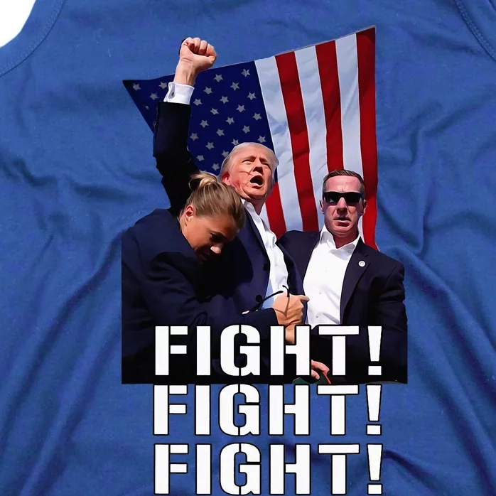 Trump Fist Pumped Fight Pray For Trump America Tank Top