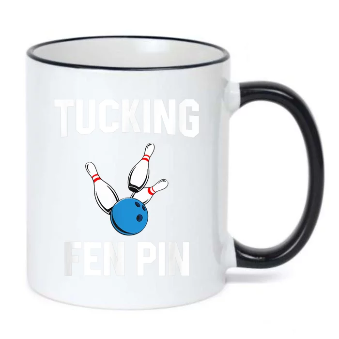 Tucking Fen Pin Funny Bowling Black Color Changing Mug