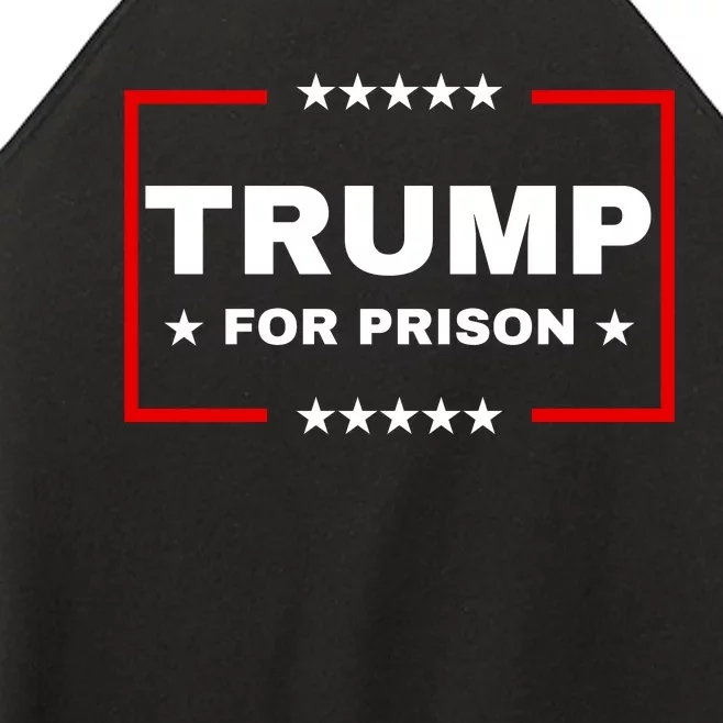 Trump For Prison Anti Trump Women’s Perfect Tri Rocker Tank