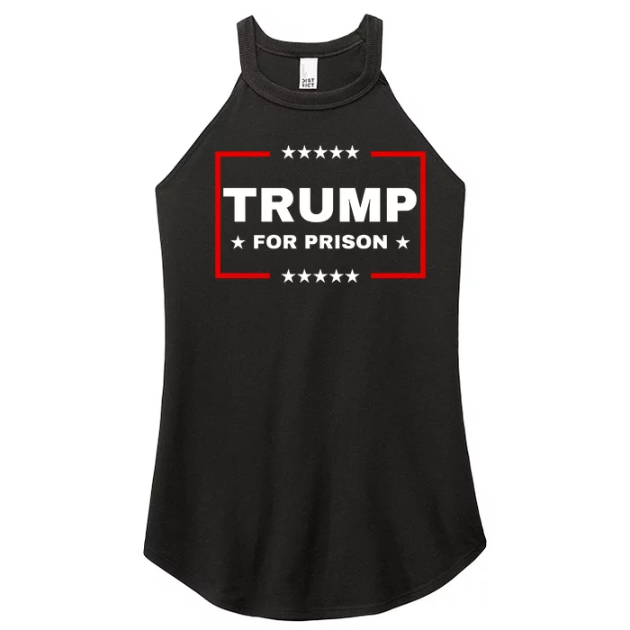 Trump For Prison Anti Trump Women’s Perfect Tri Rocker Tank