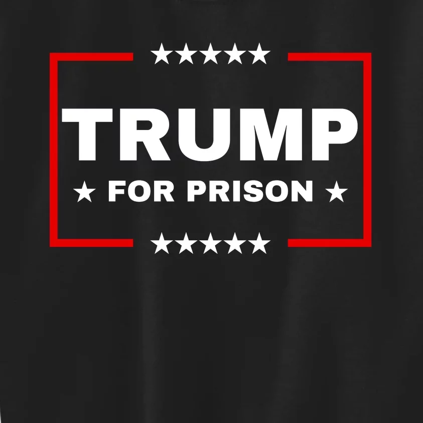 Trump For Prison Anti Trump Kids Sweatshirt