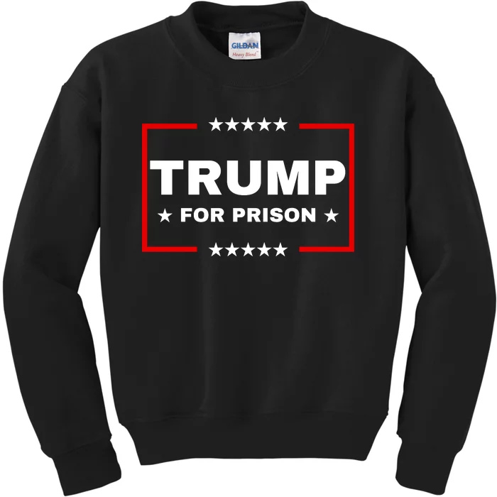 Trump For Prison Anti Trump Kids Sweatshirt