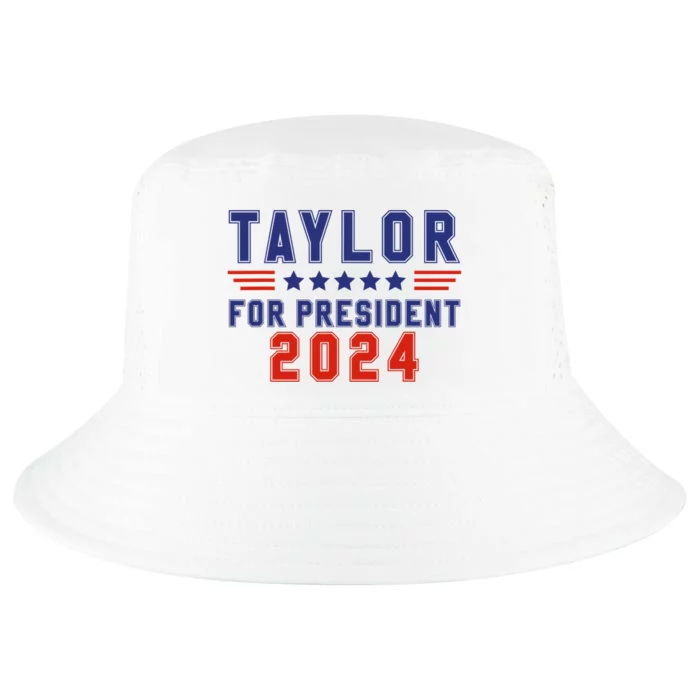 Taylor For President 2024 Funny Taylor First Name Cool Comfort Performance Bucket Hat