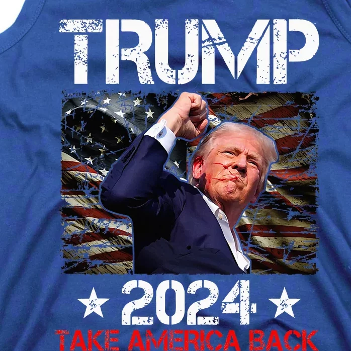 Trump Fist Pump Shot At Trump 2024 Trump Survives Rally Tank Top