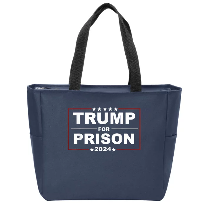 Trump For Prison 2024 Support Trump 4th Of July Zip Tote Bag