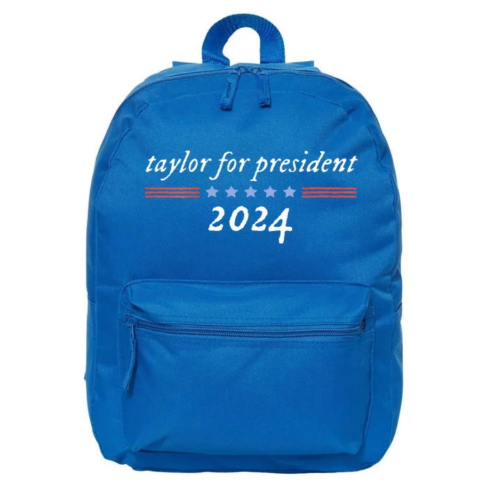 Taylor For President 2024 16 in Basic Backpack