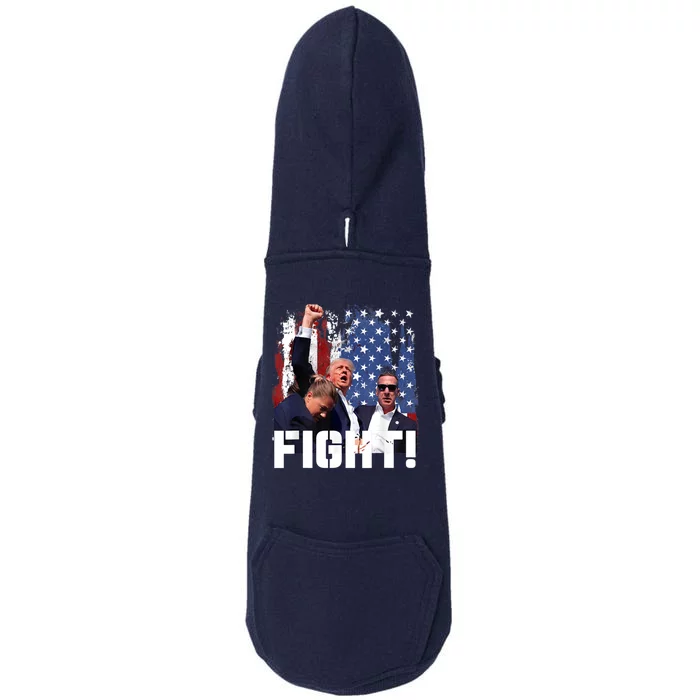 Trump First Pump Fight Doggie 3-End Fleece Hoodie