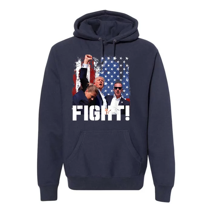 Trump First Pump Fight Premium Hoodie