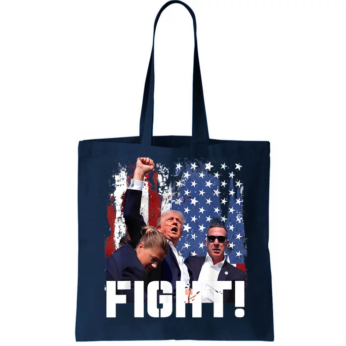 Trump First Pump Fight Tote Bag